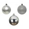 Decoris Decoris Silver Shatterproof Baubles Ornaments 2 in. 20171 - alternate 2